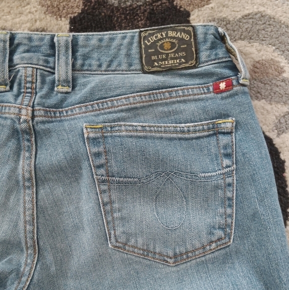 Lucky Brand Women's 8 / 29 (30x30) Lola Boot Cut Low Rise Blue Jeans Denim - Picture 10 of 13